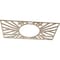 Ekena Millwork Hoover Wood Fretwork Pierced Ceiling Medallion, Hickory, 36"W x 18"H x 13 3/8"ID x 1/4"T CMWP36X18X0250HOHI - alternate 4